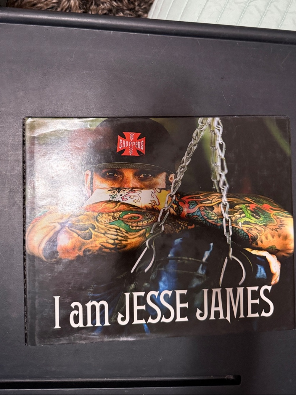 I am Jesse James Book - Tattooed Biker Cover (Black)